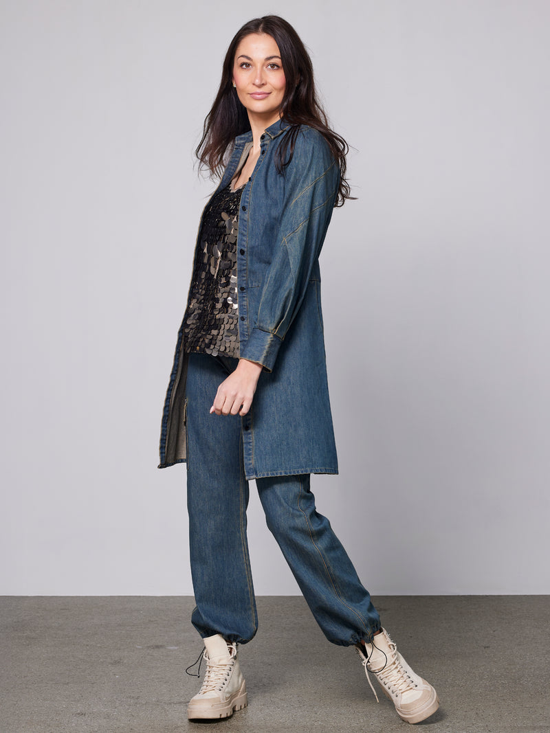 NÜ YENNY kjole Kjoler 481 Denim blue