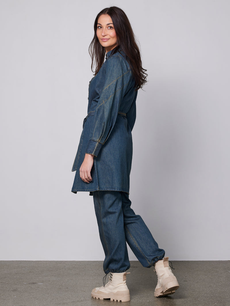 NÜ YENNY kjole Kjoler 481 Denim blue