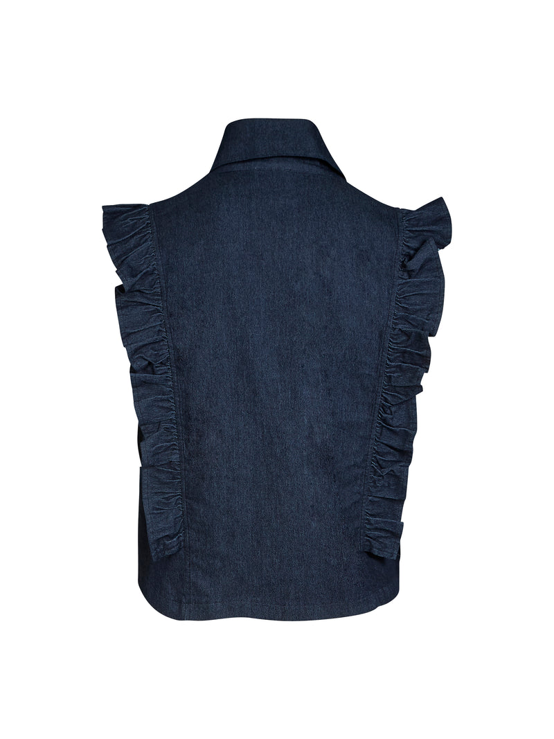 NÜ YET vest Veste 486 Denim