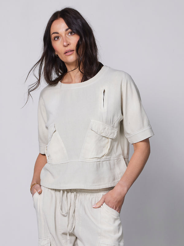 NÜ YUI bluse Bluser 112 Bone