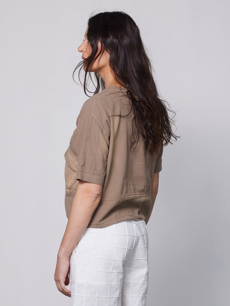 NÜ YUI bluse Bluser 230 Mud