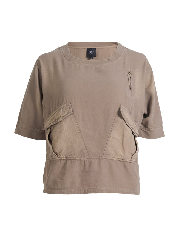 NÜ YUI bluse Bluser 230 Mud