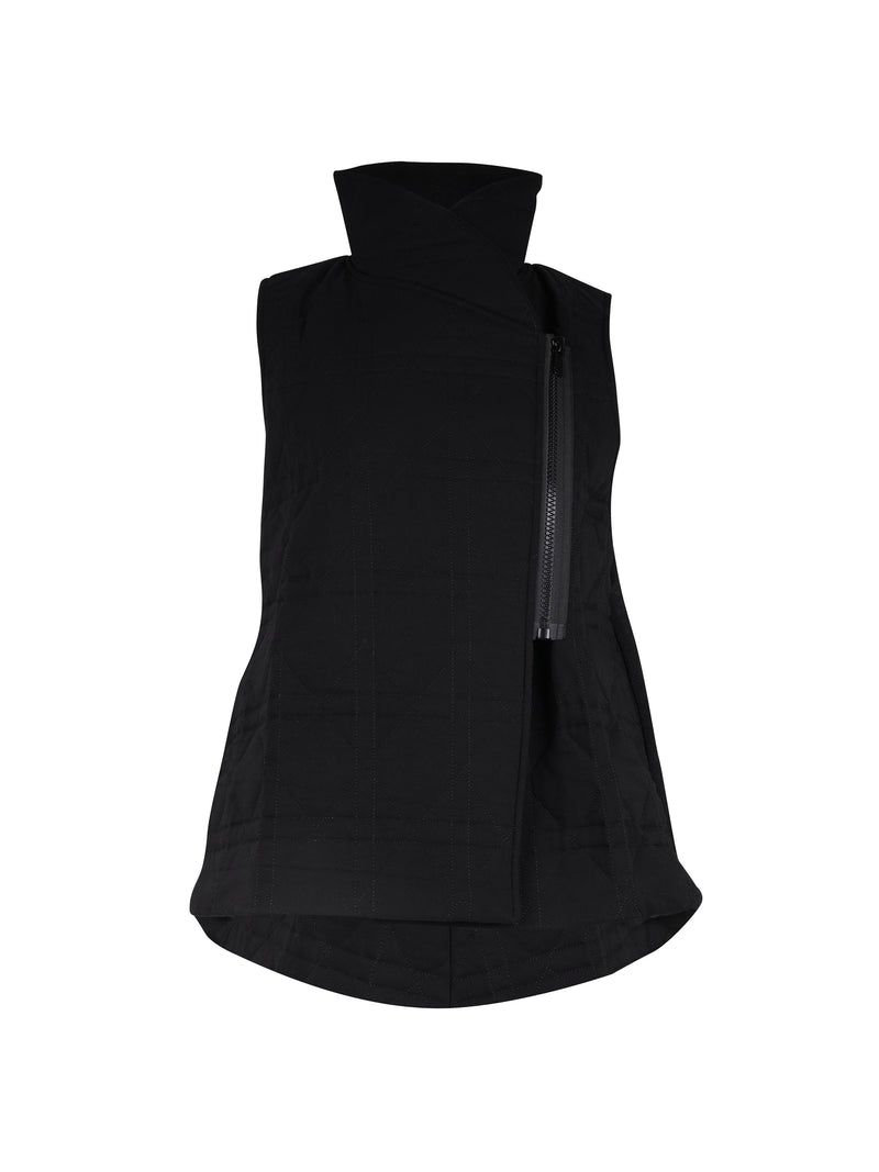 NÜ YURI quilted vest Veste Sort