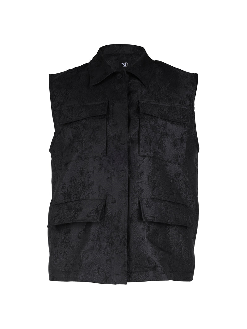 NÜ YURI vest Veste Sort