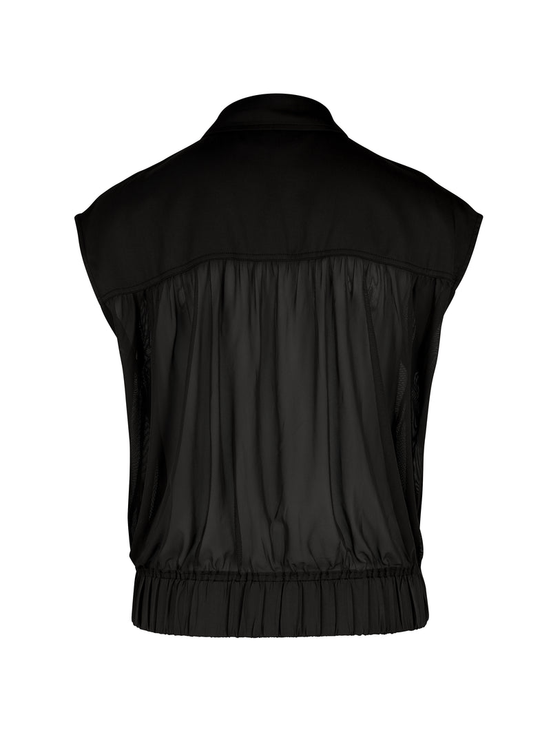 NÜ YVE vest Veste Sort