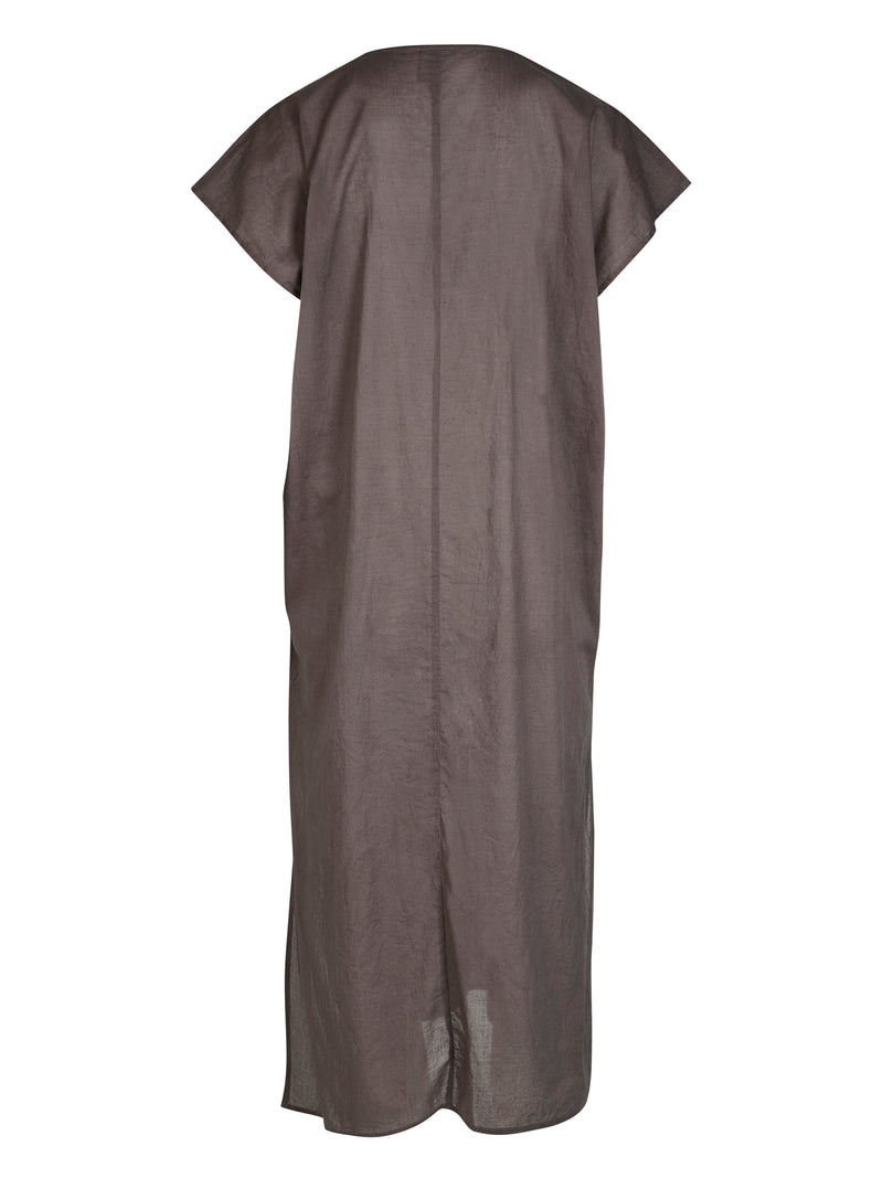 NÜ ZELMA kaftan kjole Kjoler 987 dark grey