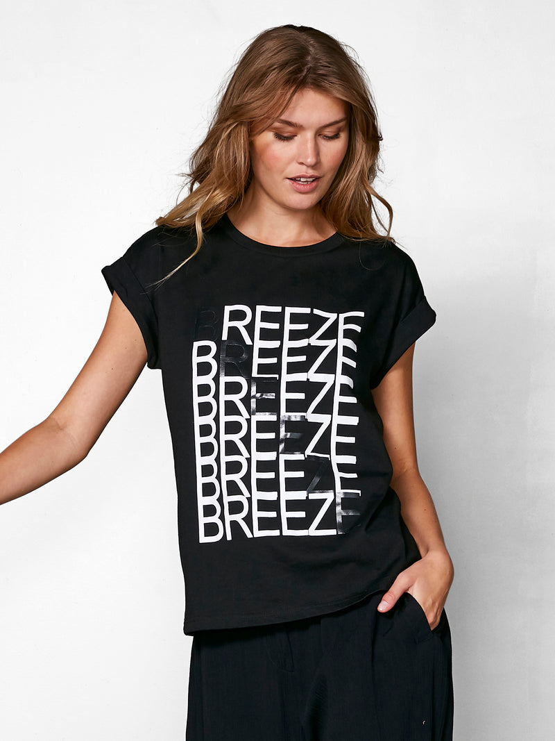 NÜ ZILJA T-shirt Toppe og t-shirts Sort
