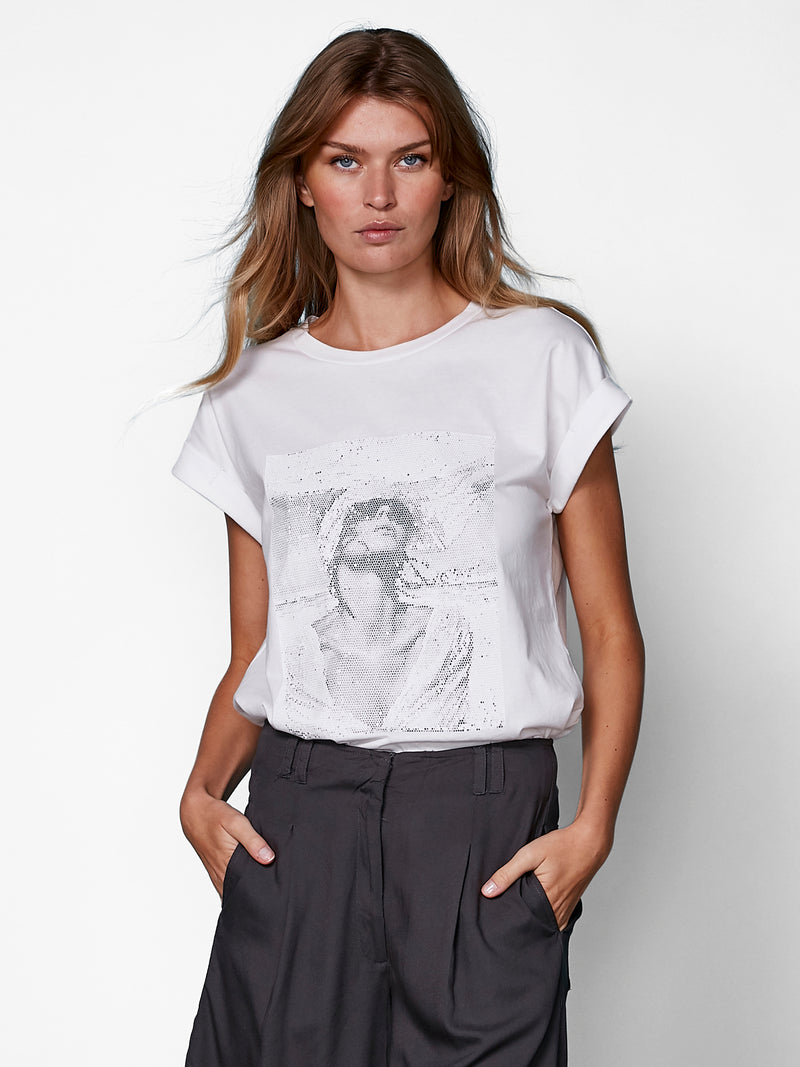 NÜ ZILJA t-shirt Toppe og t-shirts 110 Creme