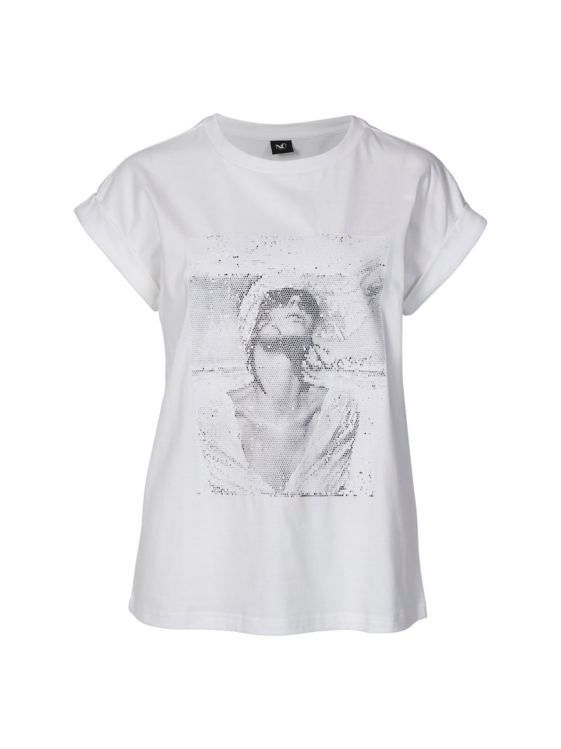 NÜ ZILJA t-shirt Toppe og t-shirts 110 Creme