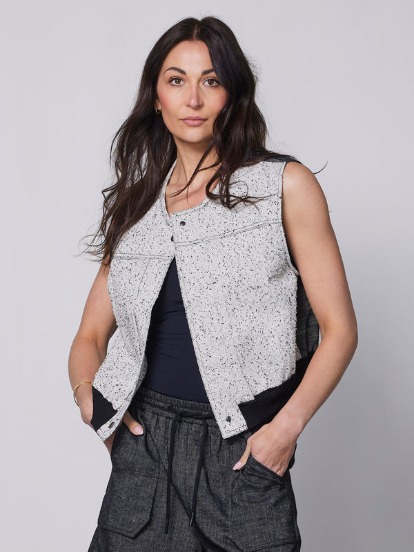 NÜ ZILMA hørvest Veste 150 Sand mix