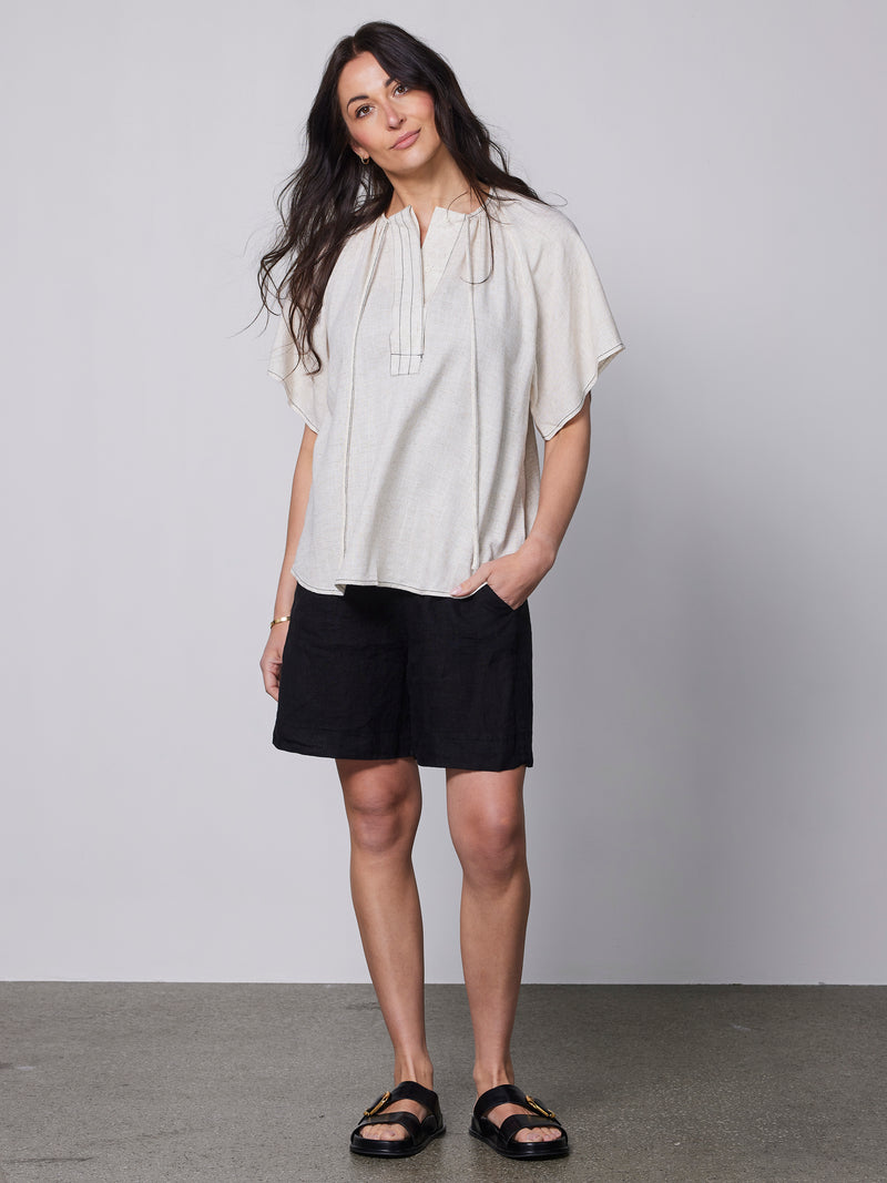 NÜ ZITA bluse Bluser 150 Sand