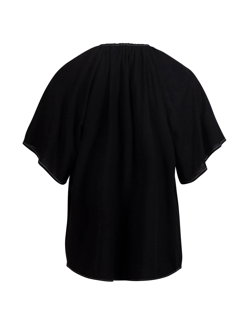 NÜ ZITA bluse Bluser Sort