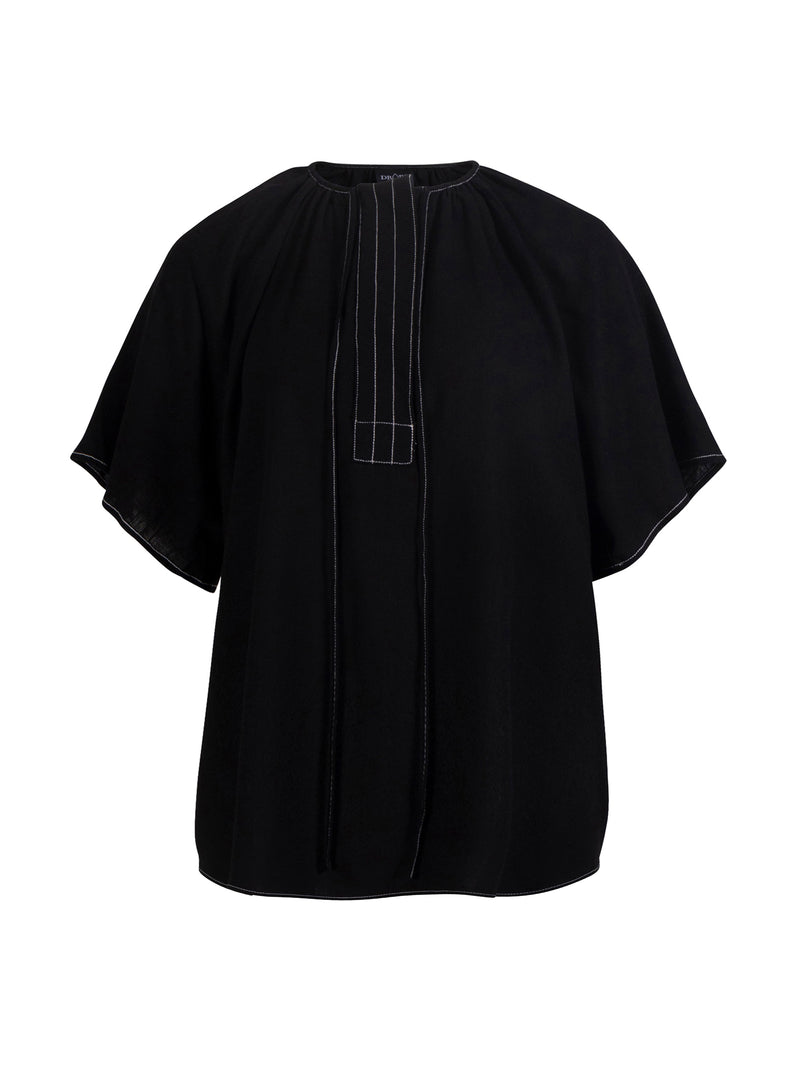 NÜ ZITA bluse Bluser Sort